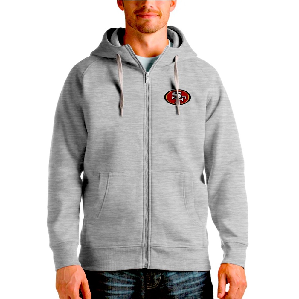 NWT Antigua x NFL Official apparel San Francisco 49ers Away Colorway Hoodie L